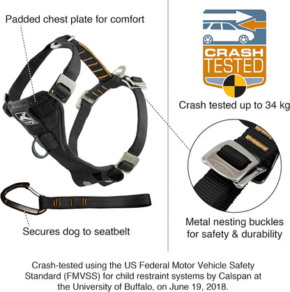 Enhanced Strength Tru-Fit Smart Harness, Black, Medium