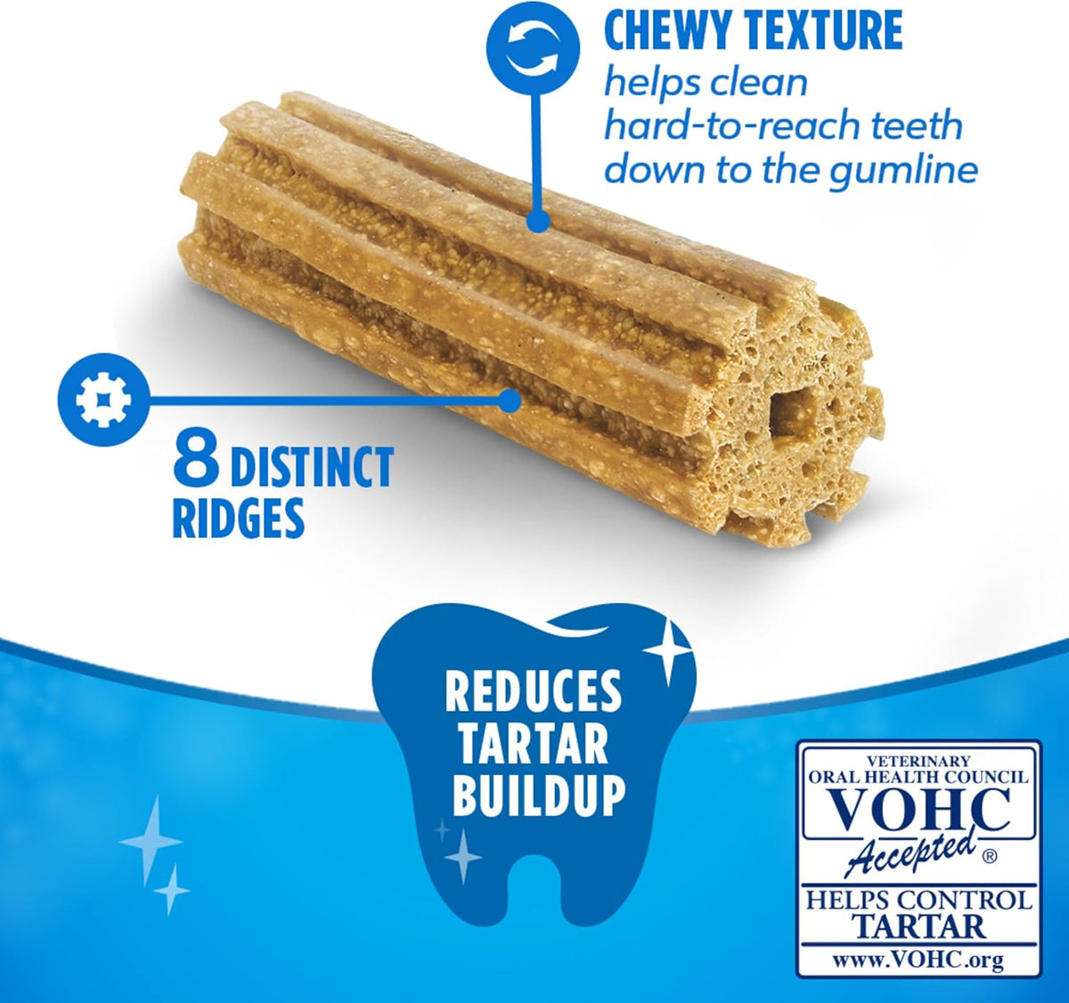 Purina Daily Oral Care Dental Dog Treats for Small Dogs, 58 ct