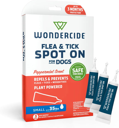 Flea Tick & Mosquito Dog Spot On - Large 3 Tubes of 0.17 oz