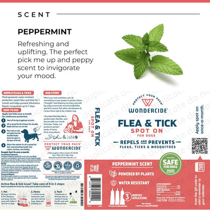 Flea Tick & Mosquito Dog Spot On - Large 3 Tubes of 0.17 oz