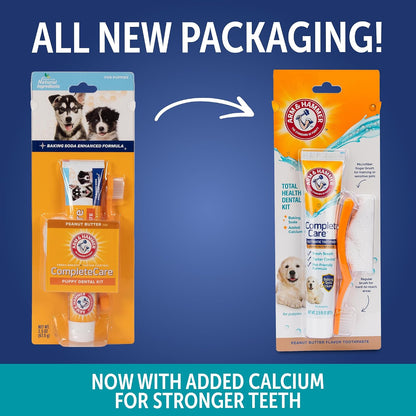 Complete Care Puppy Dental Kit, Peanut Butter Flavor, 2.5 Oz