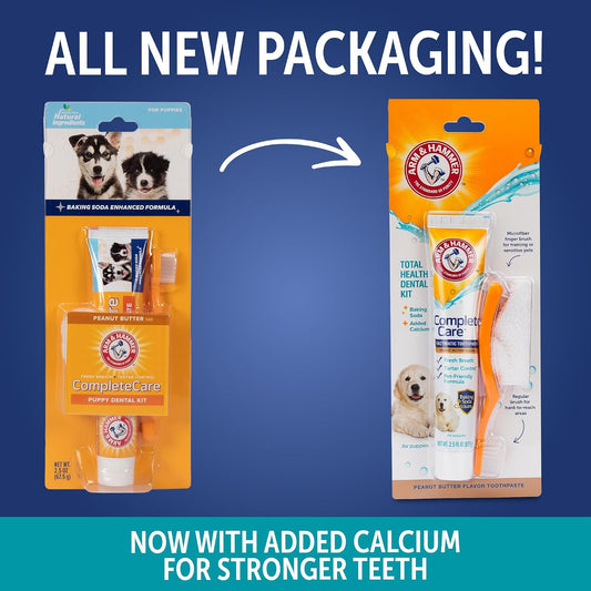 Complete Care Puppy Dental Kit, Peanut Butter Flavor, 2.5 Oz