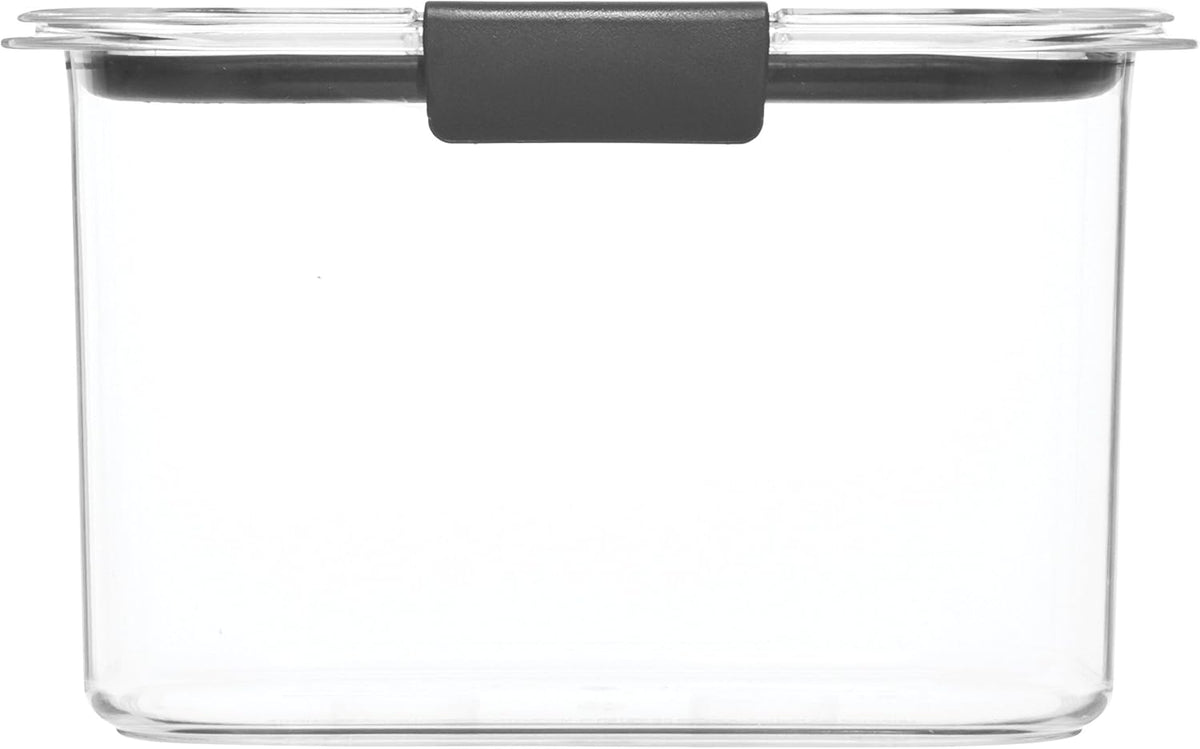 Brilliance 16-Cup Airtight Food Storage Container with Lid Clear/Grey - optimal for pantry organization flour sugar and food storage