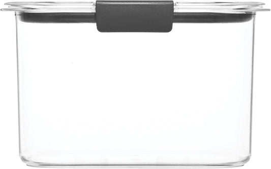 Brilliance 16-Cup Airtight Food Storage Container with Lid Clear/Grey - optimal for pantry organization flour sugar and food storage