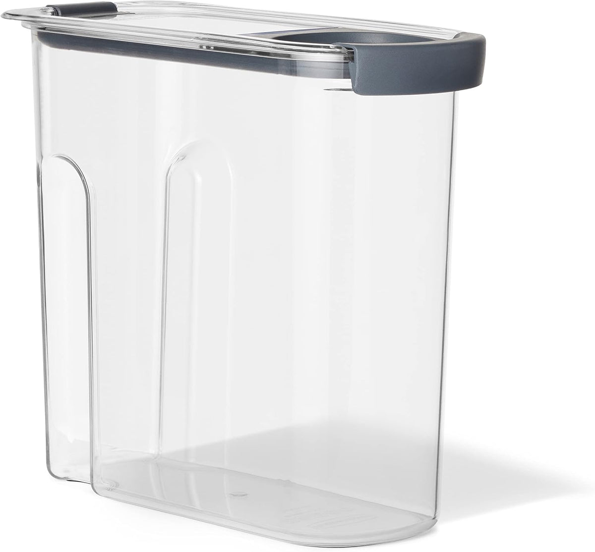 Brilliance 16-Cup Airtight Food Storage Container with Lid Clear/Grey - optimal for pantry organization flour sugar and food storage