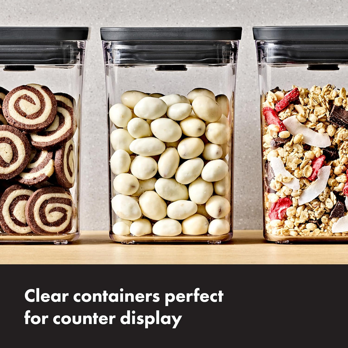 Good Grips POP Container, Airtight Food Storage for Pantry, 2.8 Qt