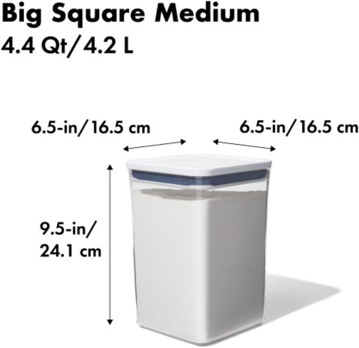 Good Grips POP Container, Airtight Food Storage for Pantry, 2.8 Qt