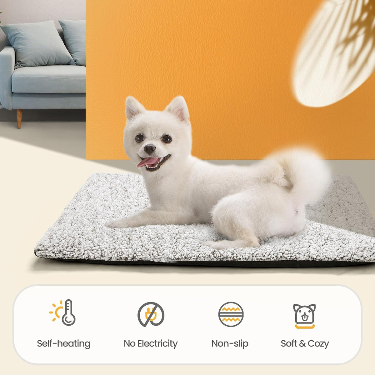 Self Warming Cat Bed Self Heating Cat Dog Mat Pet Pad Extra Warm