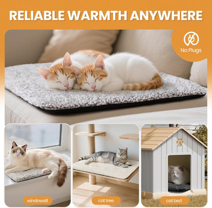 Self Warming Cat Bed Self Heating Cat Dog Mat Pet Pad Extra Warm