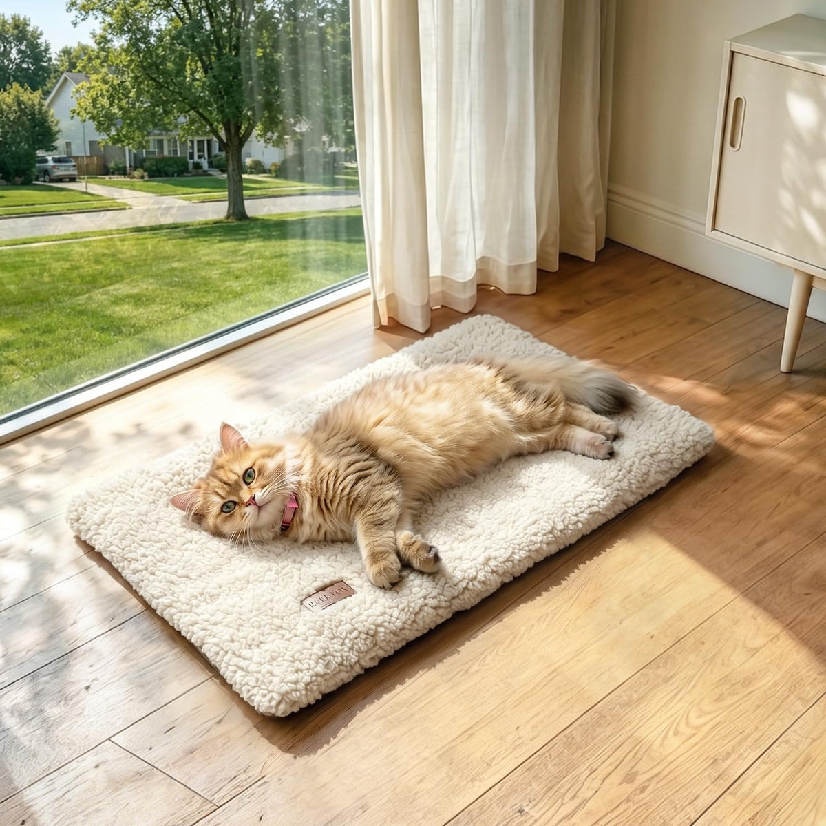 Self Warming Cat Bed Self Heating Cat Dog Mat Pet Pad Extra Warm