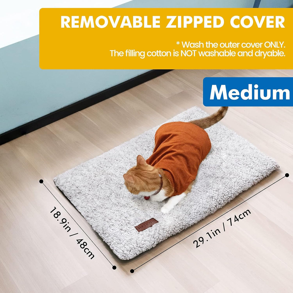Self Warming Cat Bed Self Heating Cat Dog Mat Pet Pad Extra Warm