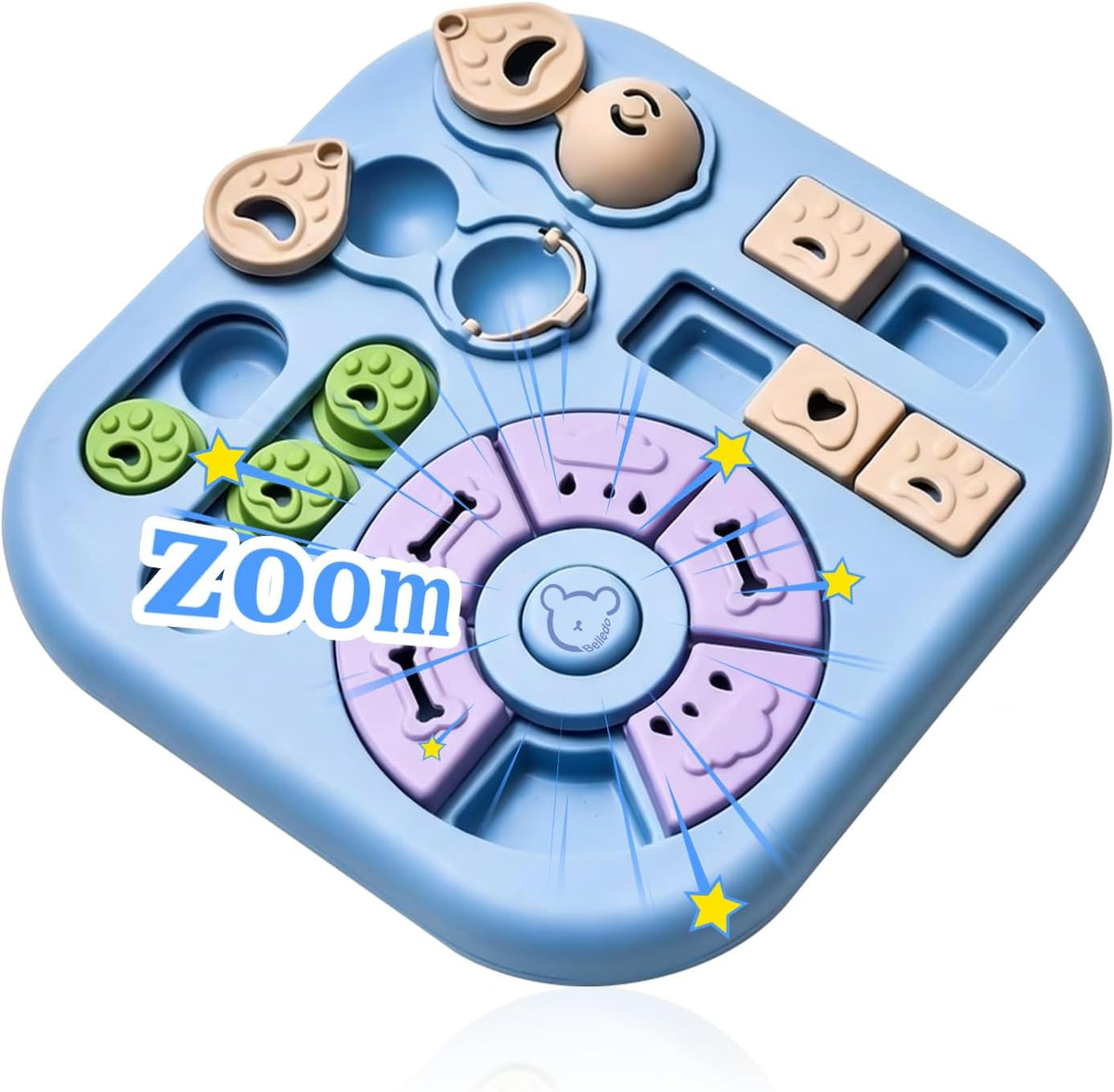 Interactive Dog Puzzle Toys for Smart Dogs - Mental Stimulation Puzzle Toys for Small & Medium Dogs, Treat Dispensing Dog Enrichment Toys for Beginner Dogs
