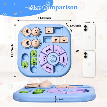 Interactive Dog Puzzle Toys for Smart Dogs - Mental Stimulation Puzzle Toys for Small & Medium Dogs, Treat Dispensing Dog Enrichment Toys for Beginner Dogs