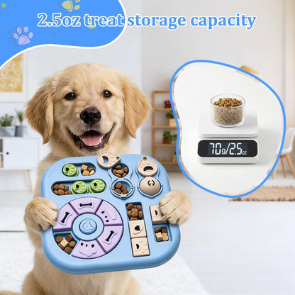 Interactive Dog Puzzle Toys for Smart Dogs - Mental Stimulation Puzzle Toys for Small & Medium Dogs, Treat Dispensing Dog Enrichment Toys for Beginner Dogs