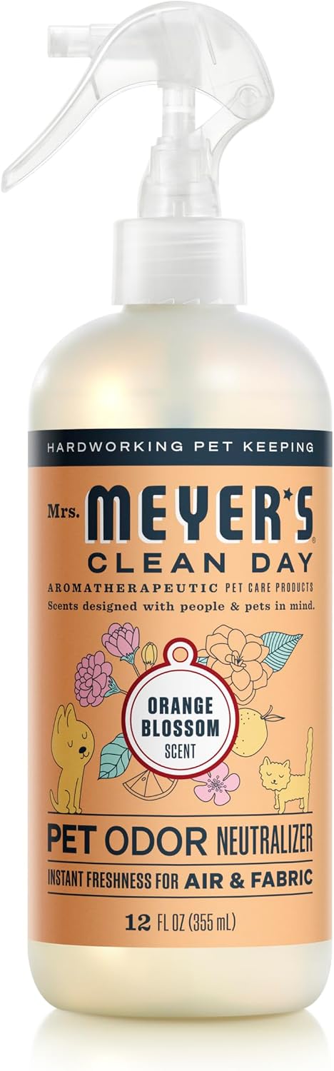 CLEAN DAY Pet Odor Neutralizer, Orange Blossom Scent, 12oz