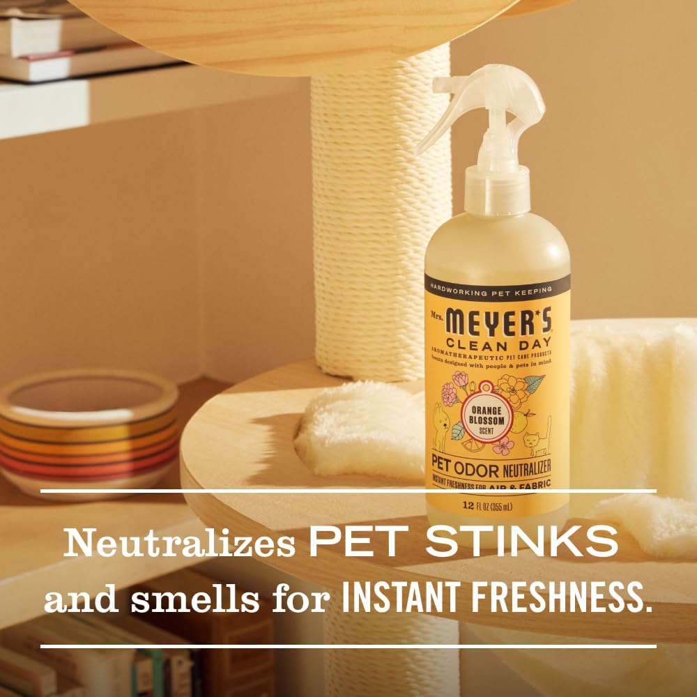 CLEAN DAY Pet Odor Neutralizer, Orange Blossom Scent, 12oz