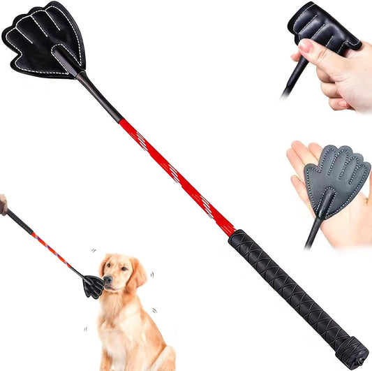 17" Lightweight Dog Training Stick Pole, Puppy Training Tools Whip with Anti-Slip Handle, Outdoor and Indoor Exercise Interactive Dog Obedience Training Tool for Cats Dogs (Red)