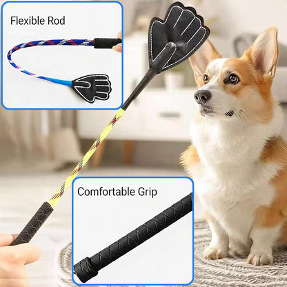 17" Lightweight Dog Training Stick Pole, Puppy Training Tools Whip with Anti-Slip Handle, Outdoor and Indoor Exercise Interactive Dog Obedience Training Tool for Cats Dogs (Red)