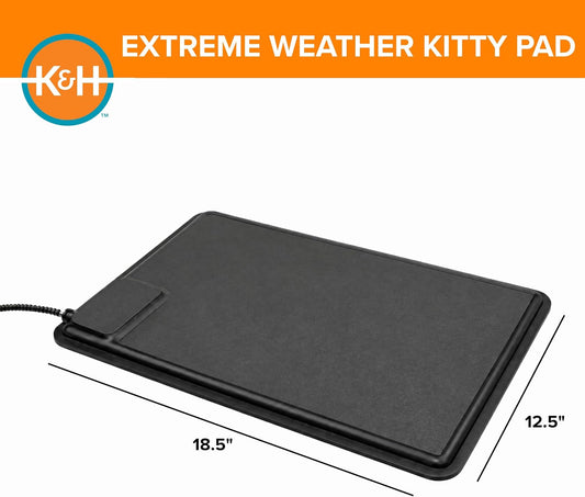 K&H Heating Pad, Extreme Weather Kitty Pad, Indoor Outdoor, Safety Listed