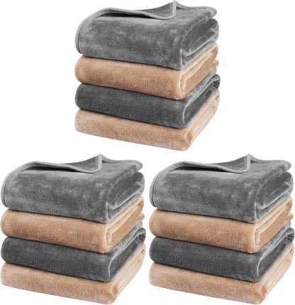 Dog Blanket Washable for Puppy: 4 Packs Dog Blankets 40”x28”