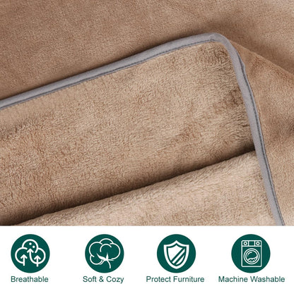 Dog Blanket Washable for Puppy: 4 Packs Dog Blankets 40”x28”