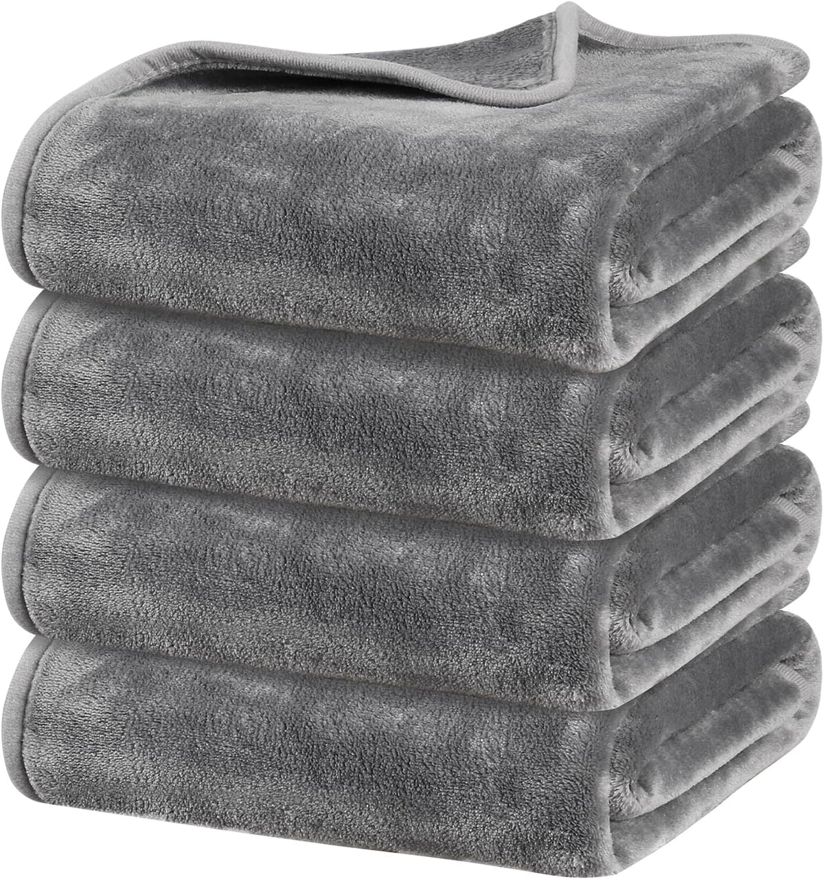 Dog Blanket Washable for Puppy: 4 Packs Dog Blankets 40”x28”