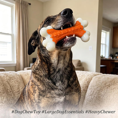 Kseroo Tough Dog Chew Toys for Aggressive Chewers 20-90lbs, Beef Flavored