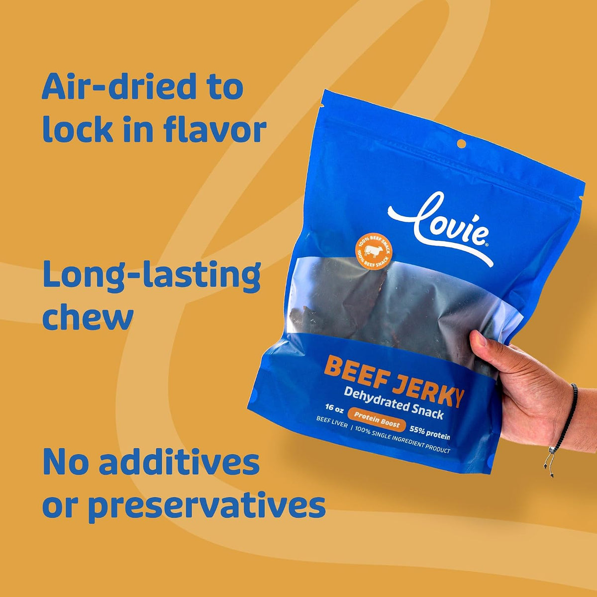 Beef Liver and Lung Dog Treats - Dehydrated Air Dried Soft Bites, High Protein, Two Ingredients, All Natural, 16 oz.