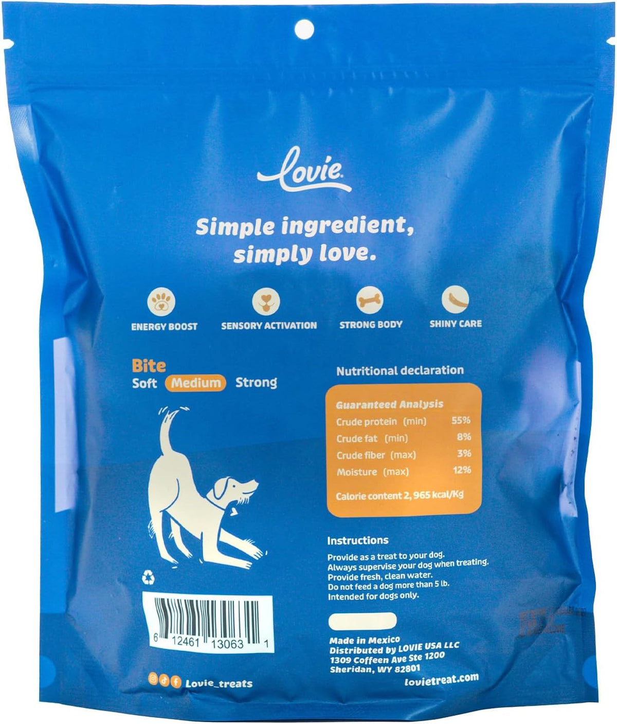 Beef Liver and Lung Dog Treats - Dehydrated Air Dried Soft Bites, High Protein, Two Ingredients, All Natural, 16 oz.