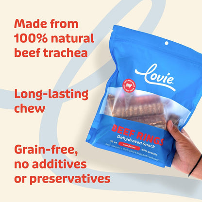 Beef Liver and Lung Dog Treats - Dehydrated Air Dried Soft Bites, High Protein, Two Ingredients, All Natural, 16 oz.