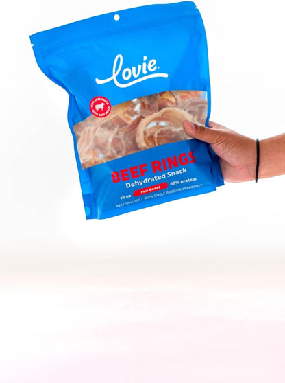 Beef Liver and Lung Dog Treats - Dehydrated Air Dried Soft Bites, High Protein, Two Ingredients, All Natural, 16 oz.