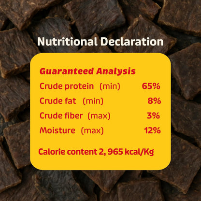 Beef Liver and Lung Dog Treats - Dehydrated Air Dried Soft Bites, High Protein, Two Ingredients, All Natural, 16 oz.