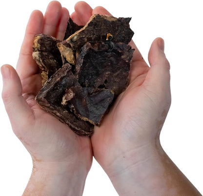 Beef Liver and Lung Dog Treats - Dehydrated Air Dried Soft Bites, High Protein, Two Ingredients, All Natural, 16 oz.