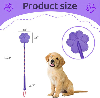 3 Pcs Dog Training Stick Pole, 16.73 Inch Puppy Training Tools Whip with Anti-Slip Handle, Outdoor and Indoor Exercise Interactive Dog Pole for Small Medium Dogs