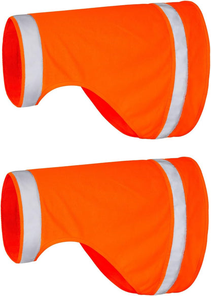 2 Pack Dog Hunting Vest Orange High Visibility Dog Safety Vest Jacket