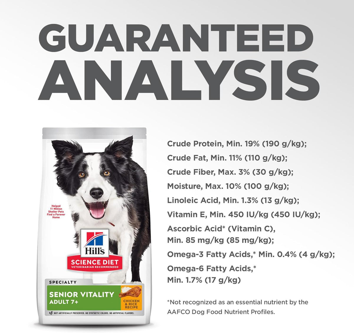 Adult 7+ Senior Vitality Dry Dog Food