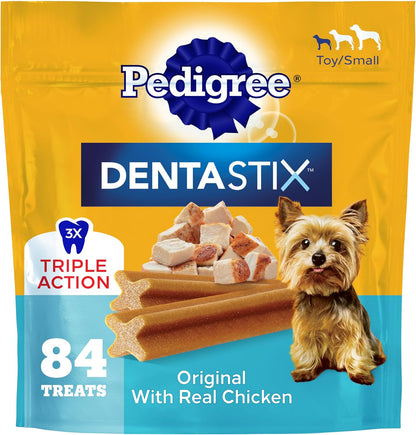 Dentastix Small & Toy Breed Dental Dog Treats, Fresh
