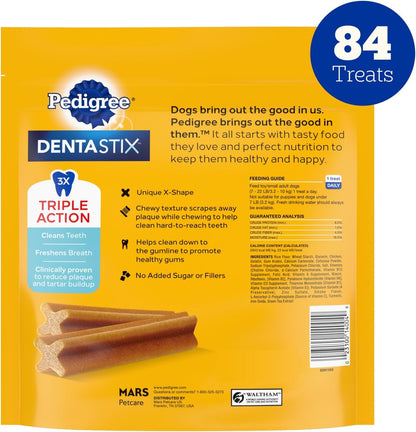 Dentastix Small & Toy Breed Dental Dog Treats, Fresh