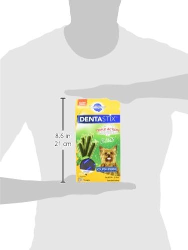 Dentastix Small & Toy Breed Dental Dog Treats, Fresh