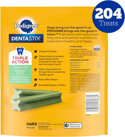 Dentastix Small & Toy Breed Dental Dog Treats, Fresh