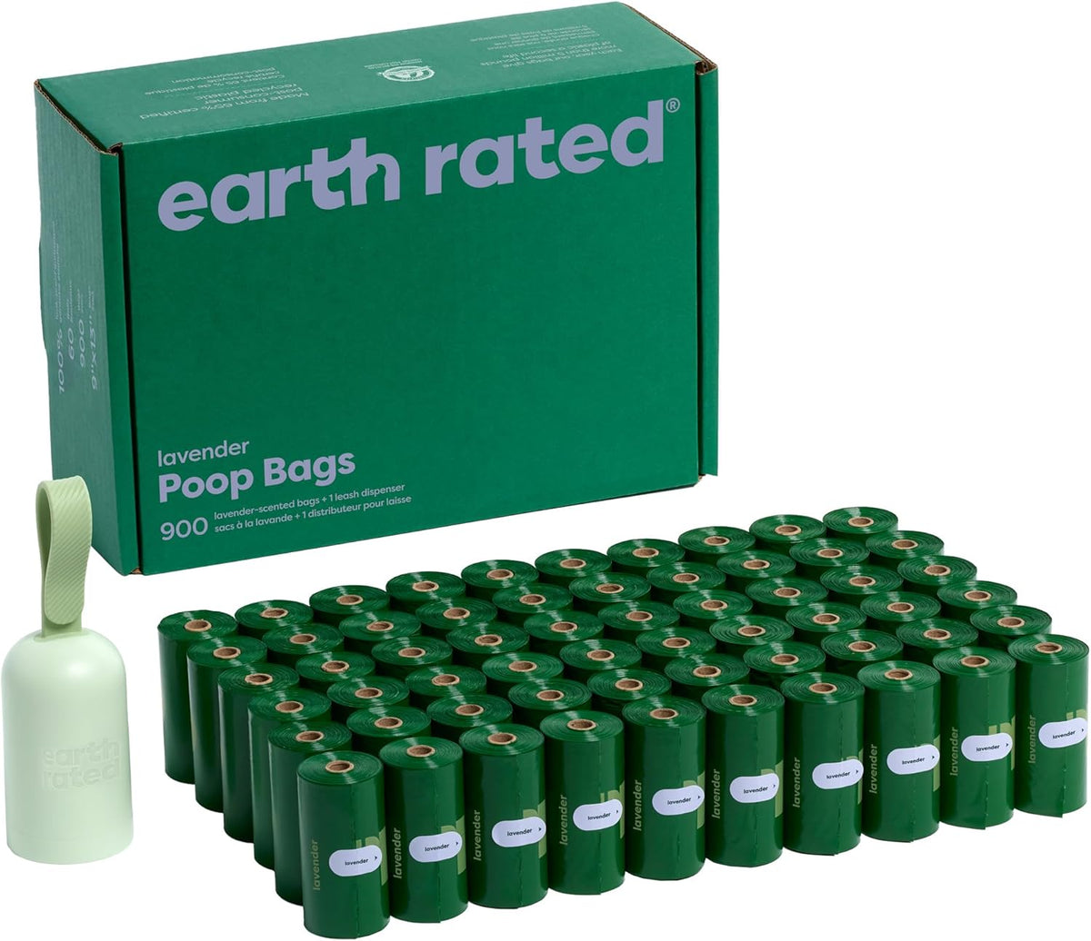 Dog Poop Bag Holder & Leash Dispenser, 15 Bags, Unscented