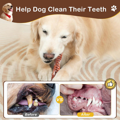 Nougat Dog chew Toys.3Pack Dog Toys for Aggressive Chewers for Large, Medium & Small Breeds