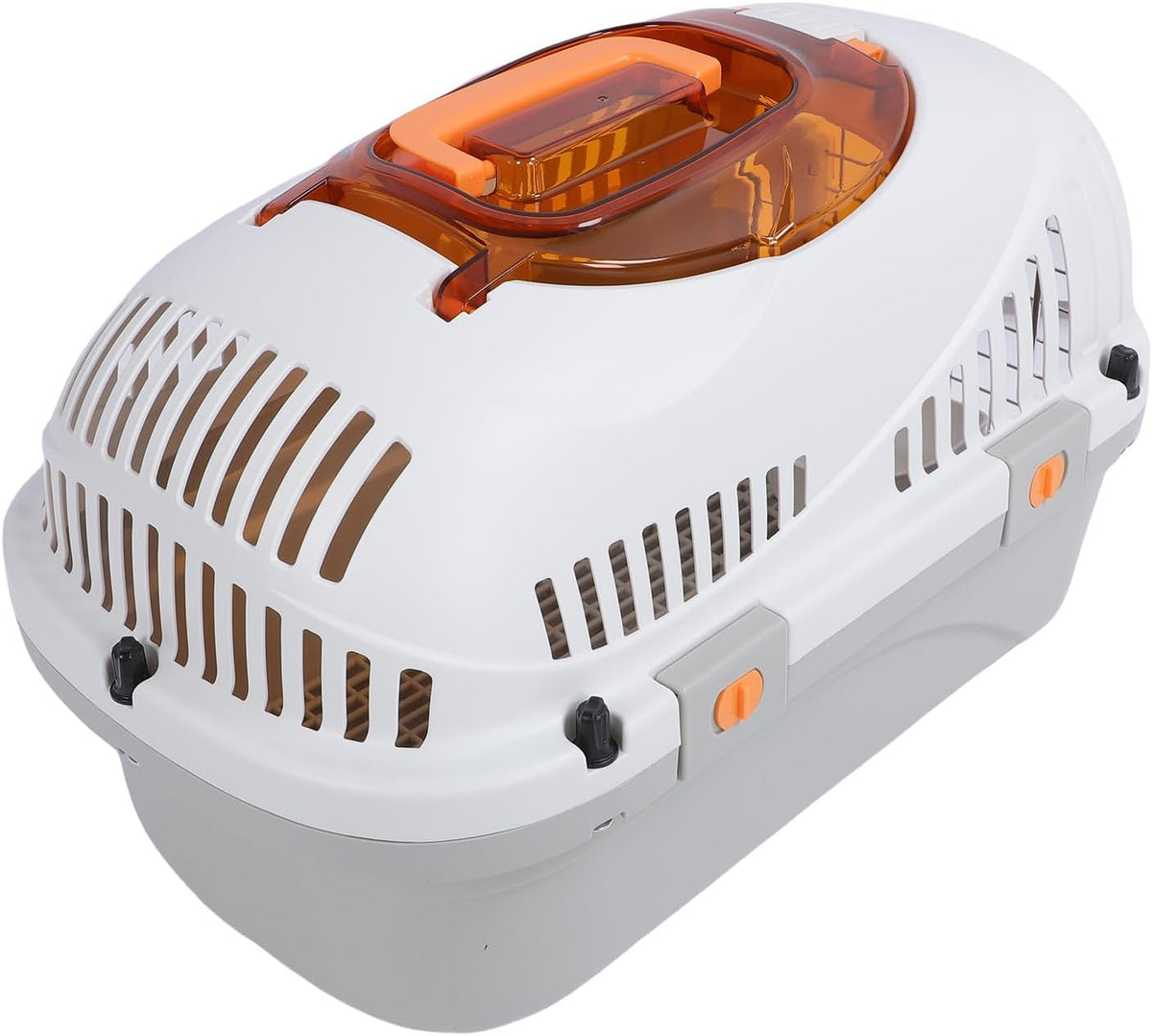 Hard Shell Plastic Pet Airline Crate, Travel Carrier for Cats and Dogs, Backpack Design Carrier with Secure Space, Meets Airline Regulations, Ideal for Outdoors Trip