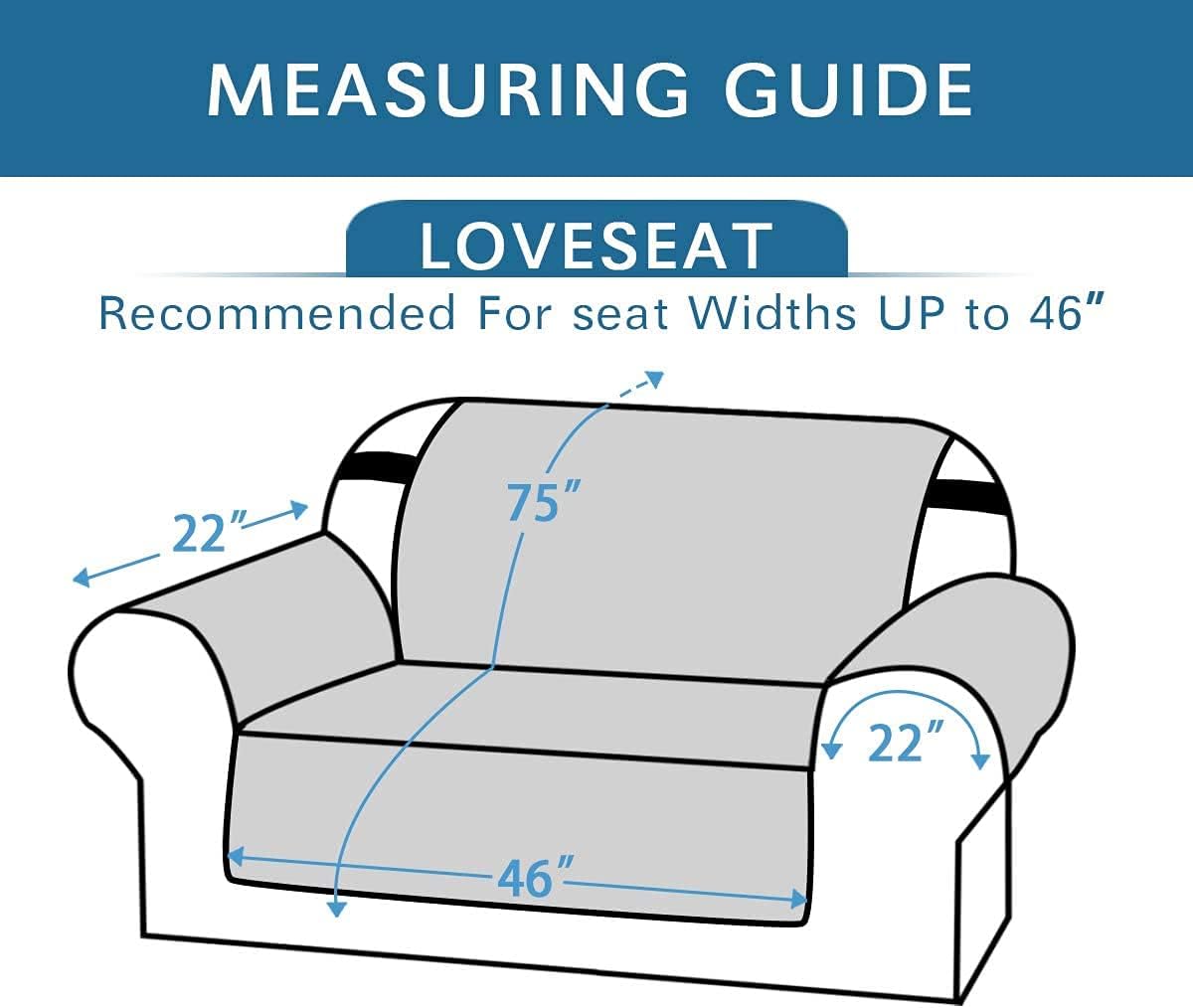 Reversible Couch Cover for 3 Cushion Cover Pet Friendly Sofa Cover for Dog Washable Furniture Protector Water Resistant Slipcover with Non Slip Elastic Strap(Sofa, Ivory/Beige)