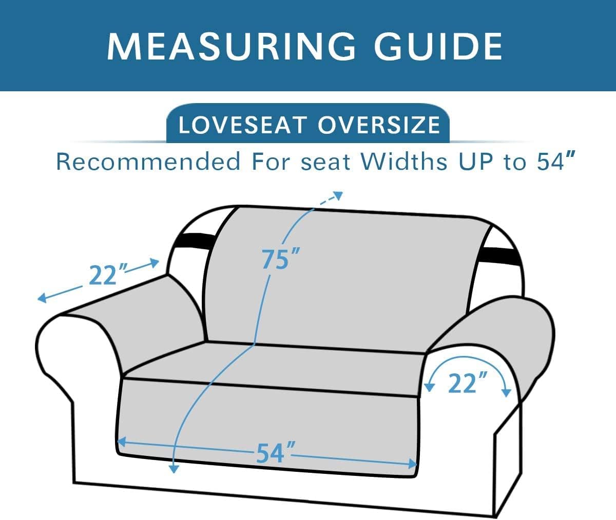 Reversible Couch Cover for 3 Cushion Cover Pet Friendly Sofa Cover for Dog Washable Furniture Protector Water Resistant Slipcover with Non Slip Elastic Strap(Sofa, Ivory/Beige)