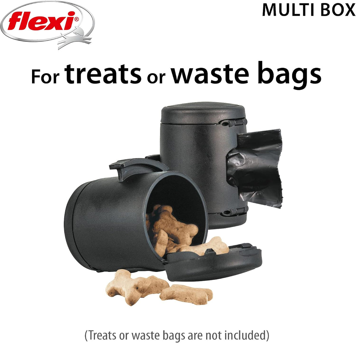 ® Multi Box Storage Accessory for Retractable Dog Leash Sets, Black