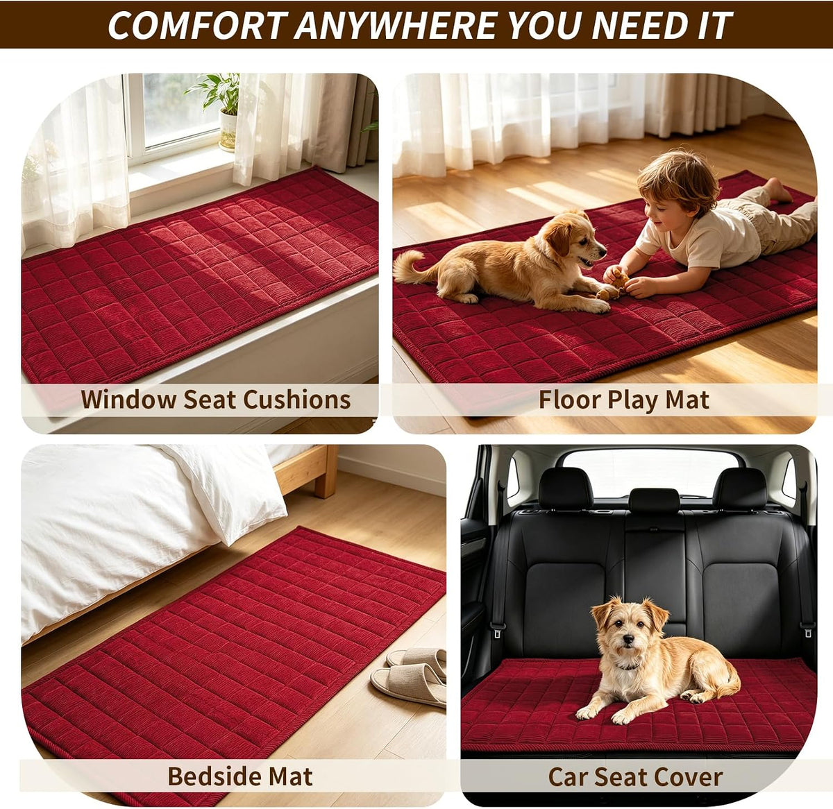Couch Covers for Dogs, Non Slip Washable Pet Couch Covers for Sofa | 27.6”x70.9” Dark Brown Soft Velvet Sofa Covers for 2-3 Cushion Couch, Couch Protect Against Pet Hair, Scratches & Stains