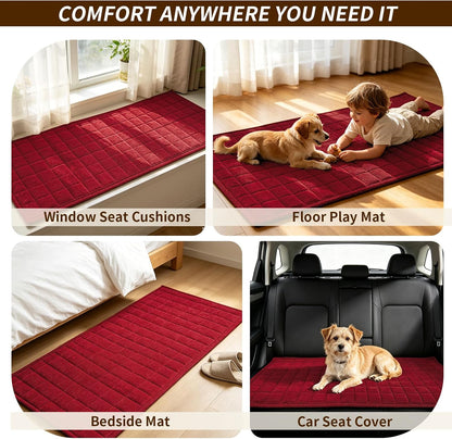 Couch Covers for Dogs, Non Slip Washable Pet Couch Covers for Sofa | 27.6”x70.9” Dark Brown Soft Velvet Sofa Covers for 2-3 Cushion Couch, Couch Protect Against Pet Hair, Scratches & Stains
