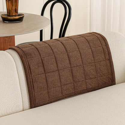 Couch Covers for Dogs, Non Slip Washable Pet Couch Covers for Sofa | 27.6”x70.9” Dark Brown Soft Velvet Sofa Covers for 2-3 Cushion Couch, Couch Protect Against Pet Hair, Scratches & Stains