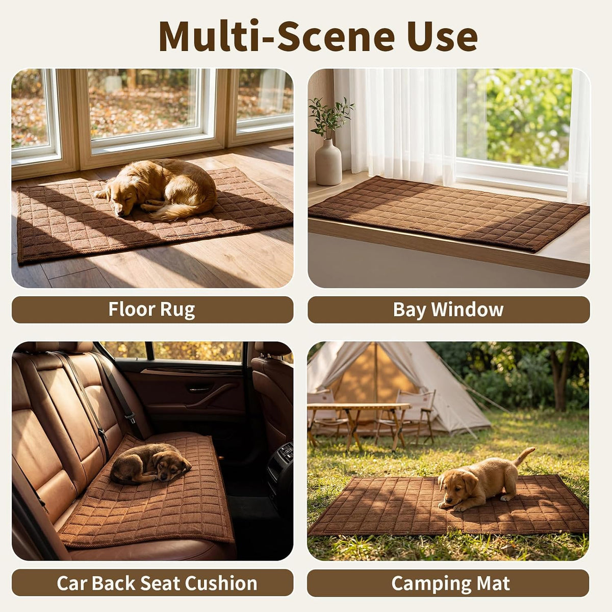 Couch Covers for Dogs, Non Slip Washable Pet Couch Covers for Sofa | 27.6”x70.9” Dark Brown Soft Velvet Sofa Covers for 2-3 Cushion Couch, Couch Protect Against Pet Hair, Scratches & Stains